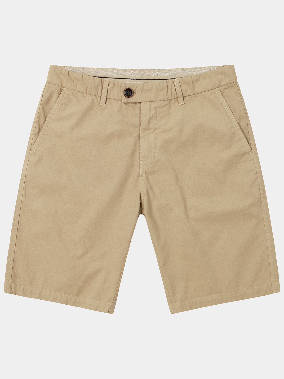Men's Solid Color Casual Summer Breathable Cotton Shorts