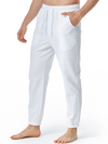 Men's Casual Solid Color Breathable Cotton Pants
