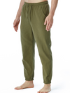 Men's Casual Solid Color Breathable Cotton Pants