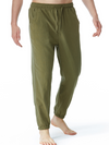 Men's Casual Solid Color Breathable Cotton Pants