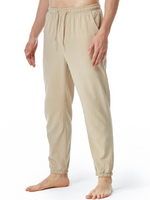 Men's Casual Solid Color Breathable Cotton Pants