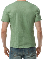 Men's Button Up Solid Color Casual Breathable Short Sleeve T-Shirt