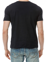 Men's V-Neck Cotton Casual Solid Color Short Sleeve T-Shirt