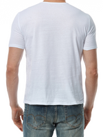 Men's V-Neck Cotton Casual Solid Color Short Sleeve T-Shirt