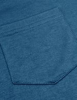 Men's Solid Color Cotton Casual Henry Collar Pocket Long Sleeve T-Shirt