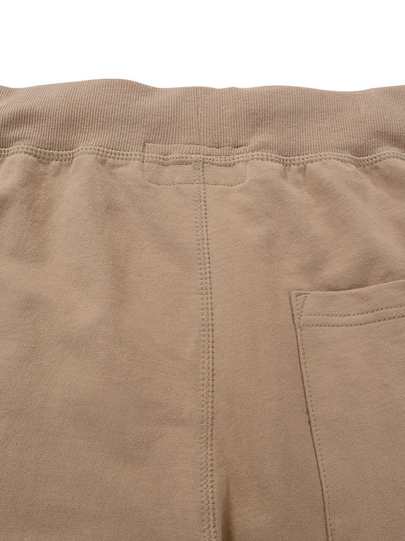 Men's Casual Cotton Solid Color Summer Beach Sweatpant Jogger Short