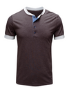 Men's Breathable Summer Cotton Solid Color Casual Short Sleeve T-Shirt