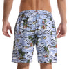 Men's Island Palm Tree Quick Dry Beach Trunks Swim Trunks