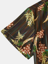 Men's Button Up Casual Vintage Print Vacation Hawaiian Short Sleeve Shirt