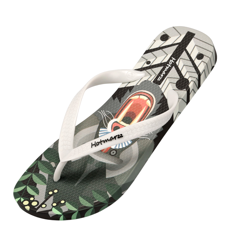 Men's Summer Funny Animal Monkey Print Casual Flip Flops