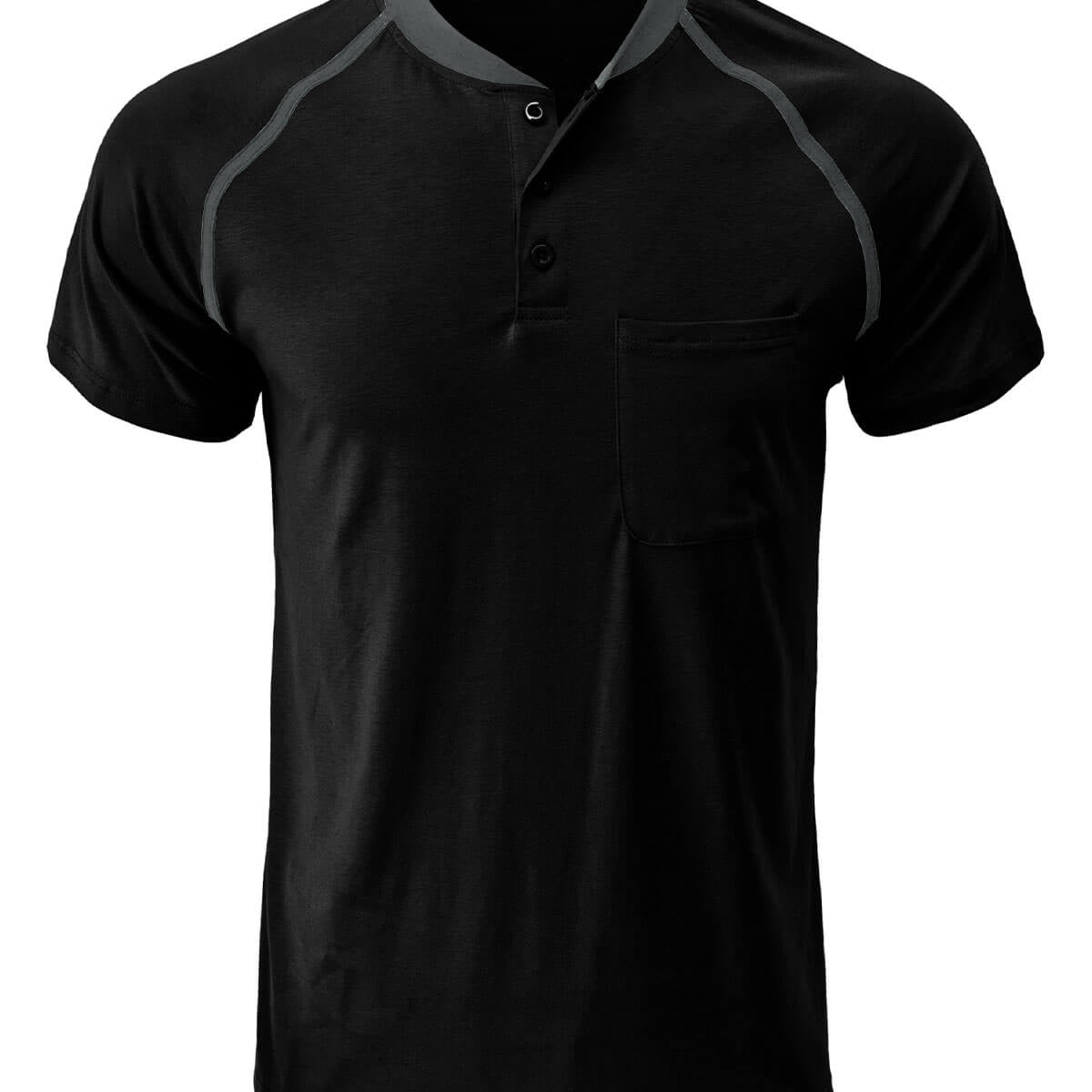 Men's Breathable Casual Pocket Short Sleeve T-Shirt