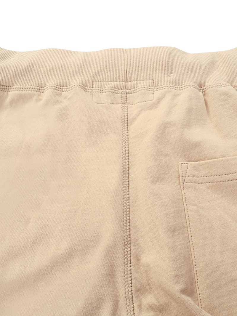 Men's Solid Color Beach Casual Cotton Summer Sweatpant Jogger Short