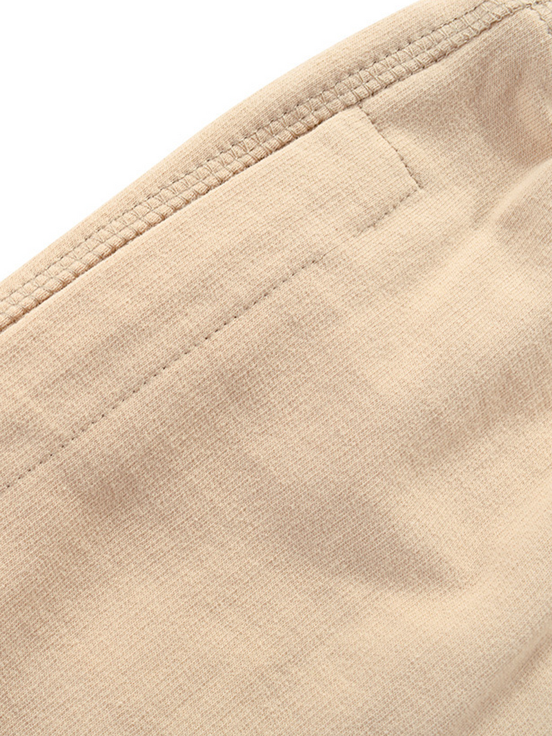 Men's Solid Color Beach Casual Cotton Summer Sweatpant Jogger Short