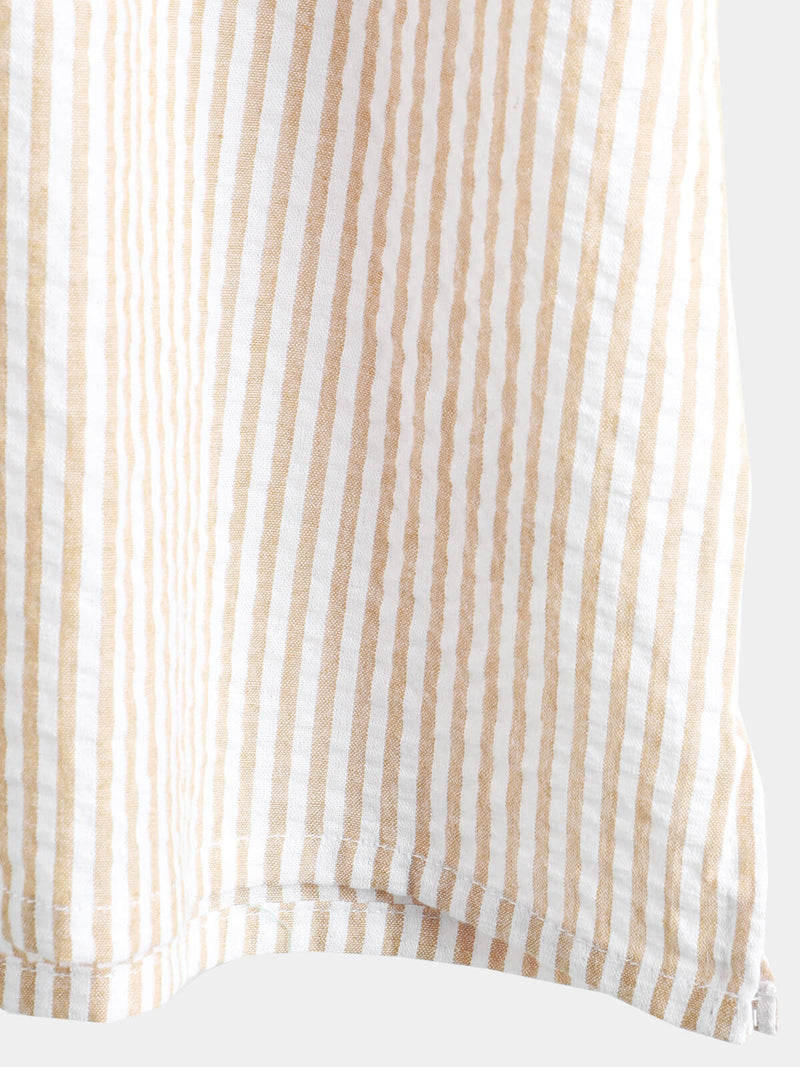 Men's Button Up Casual 100% Cotton Summer Pocket Short Sleeve Shirt