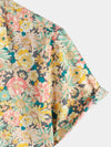 Bundle Of 2 | Men's Vintage Floral Cotton Short Sleeve Shirts