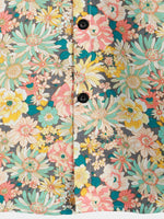 Bundle Of 2 | Men's Vintage Floral Cotton Short Sleeve Shirts