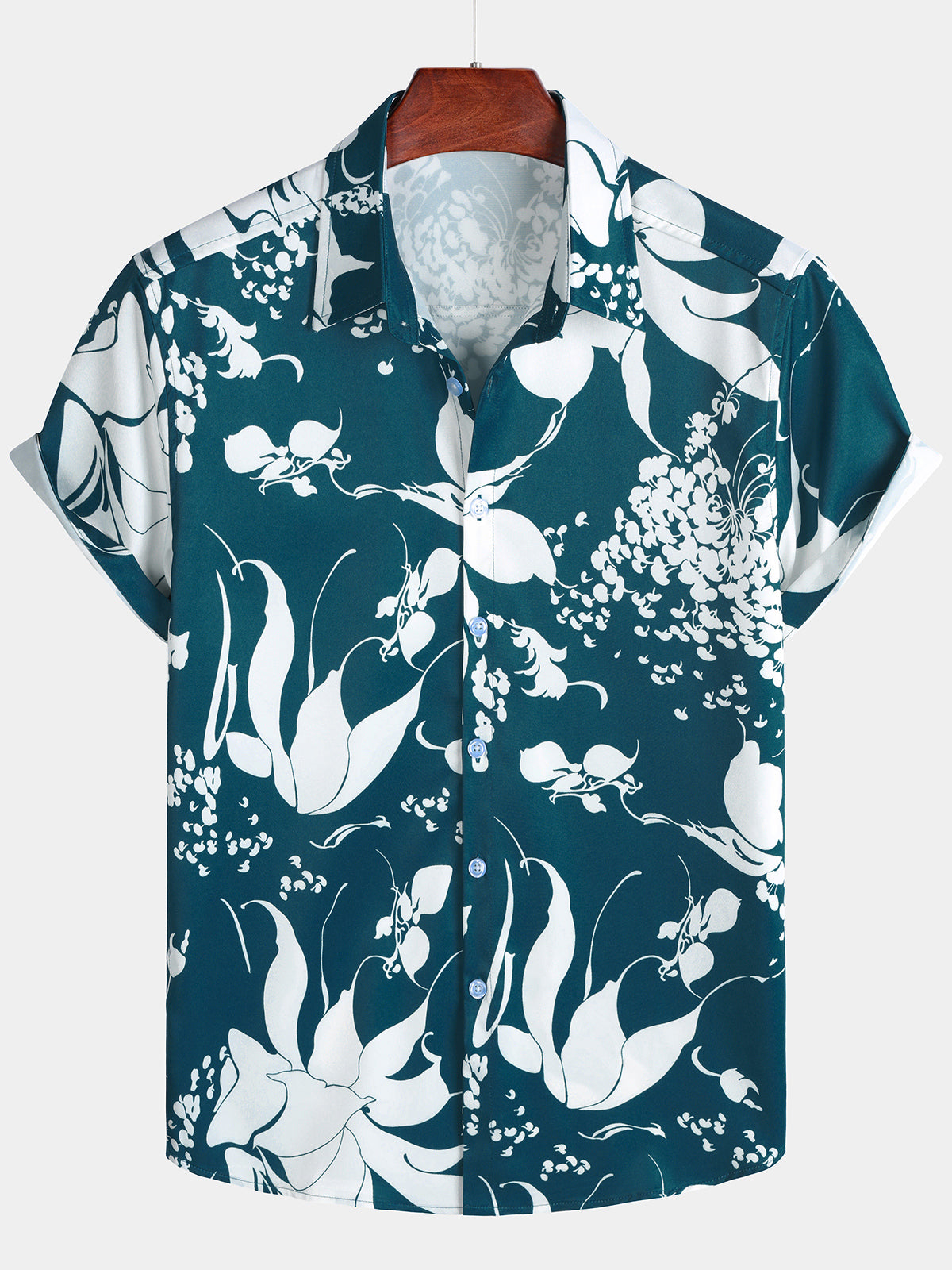 Men’s Summer Cruise Tropical Print Short Sleeve Shirt