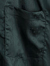 Men's Camp Hawaiian Beach Pocket Jacquard Button Up Short Sleeve Summer Cuban Collar Shirt