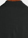 Men's Knit Casual Vintage Short Sleeve Striped Golf Polo Shirt