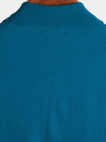 Men's Knit Casual Vintage Short Sleeve Striped Golf Polo Shirt
