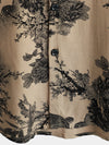 Men's Bamboo Floral VIntage Summer Hawaiian Rayon Holiday Button Up Short Sleeve Shirt