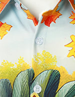 Men's Cute Turkey Thanksgiving Fall Festival Gift Pumpkin Holiday Button Ugly Long Sleeve Shirt