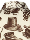Men's Thanksgiving Fall Festival Gift Funny Turkey Pumpkin Holiday Button Long Sleeve Shirt