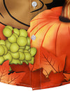 Men's Holiday Thanksgiving Day Cute Cartoon Turkey Button Long Sleeve Shirt