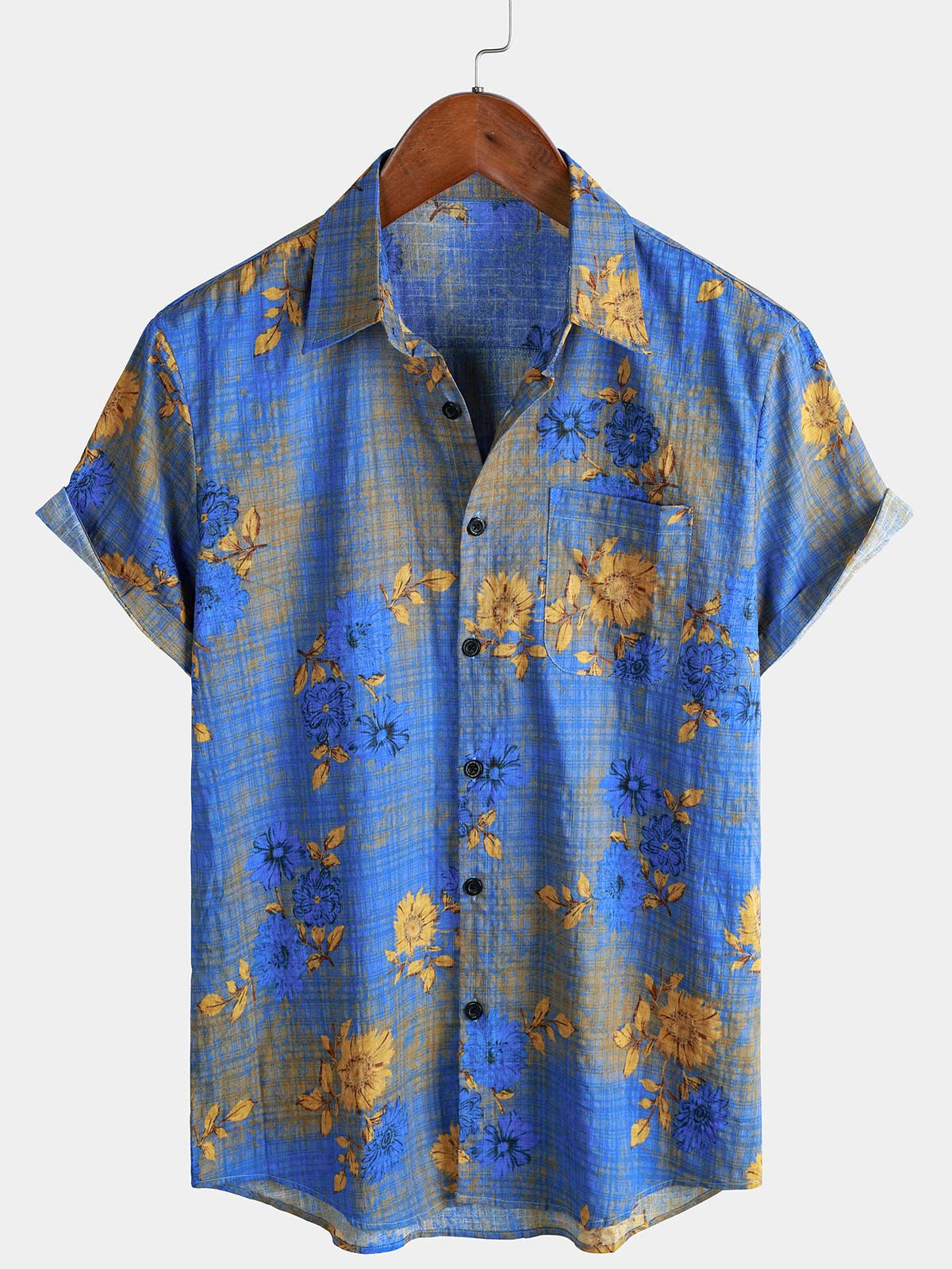 Men's Summer Breathable Short Sleeve Hawaiian Shirt