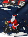 Men's Santa Claus Christmas Gifts Button UP Party Funny Holiday Long Sleeve Shirt