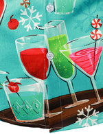 Men's Party Funny Christmas Cocktails New Year Eve Long Sleeve Shirt