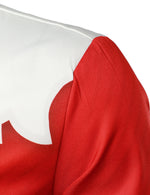 Men's Santa Claus Christmas Themed Top Red Funny Holiday Long Sleeve Shirt