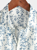 Men's Cotton Button Up Summer Short Sleeve Shirt