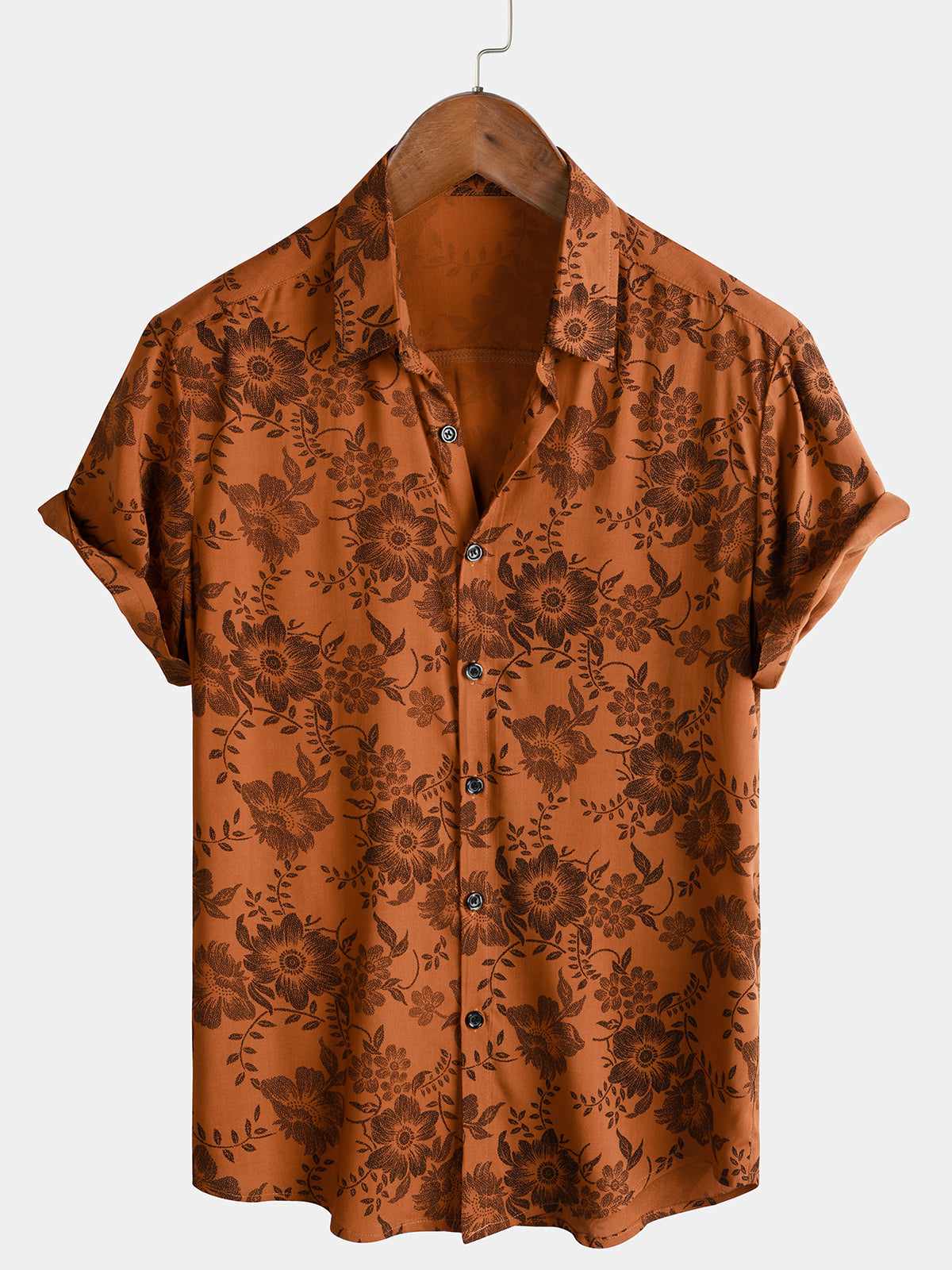 Email Only | Men's VIntage Summer Hawaiian Rayon Holiday Button Up Short Sleeve Shirts