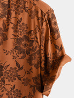 Bundle Of 3 | Men's Vintage Flower Holiday Breathable Short Sleeve Button Up Shirts