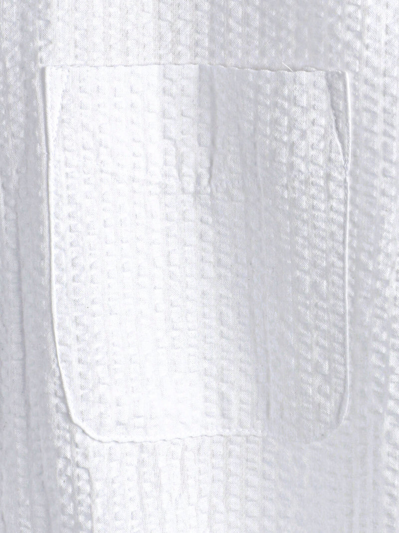 Men's Button Up Casual 100% Cotton Summer Pocket Short Sleeve Shirt