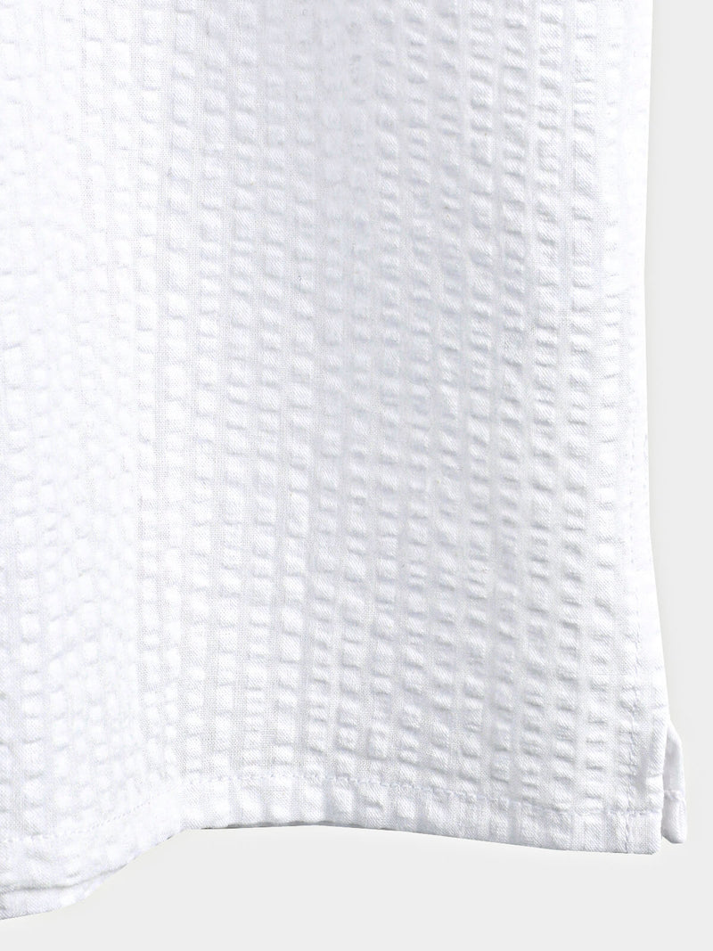 Men's Button Up Casual 100% Cotton Summer Pocket Short Sleeve Shirt