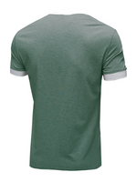 Men's Breathable Solid Color Casual Short Sleeve T-Shirt