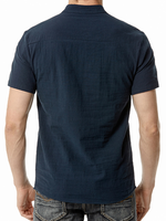 Men's Cotton Casual Pocket Beach Summer Short Sleeve Button Shirt