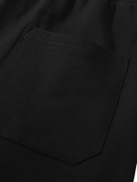 Men's 100% Cotton Casual Solid Color Basic Sports Pants Joggers Trousers