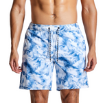 Men's Cloud Print Quick Dry Beach Shorts Swimming Trunks