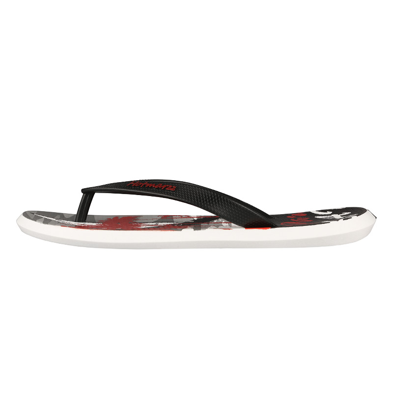 Men's Beach Summer Hawaiian Comfortable Red Flip Flops