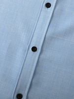 Men's Casual Breathable Solid Color Lapel Summer Short Sleeve Shirt