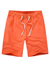 Men's Casual Cotton Solid Color Summer Beach Sweatpant Jogger Short
