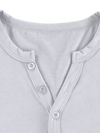 Men's V Neck Breathable Solid Color Casual Cotton Short Sleeve T-Shirt