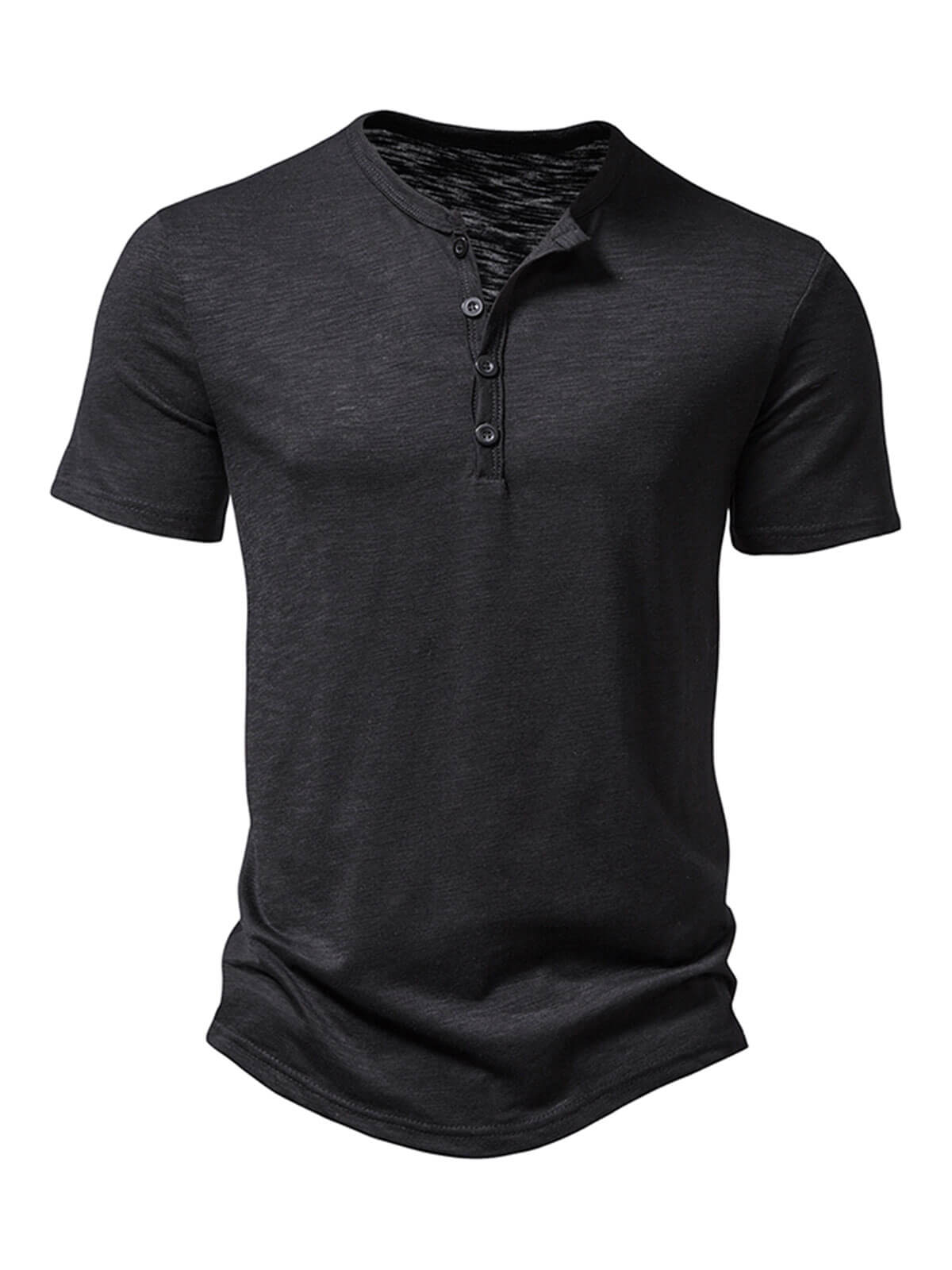 Men's Summer Solid Color Casual Short Sleeve T-Shirt