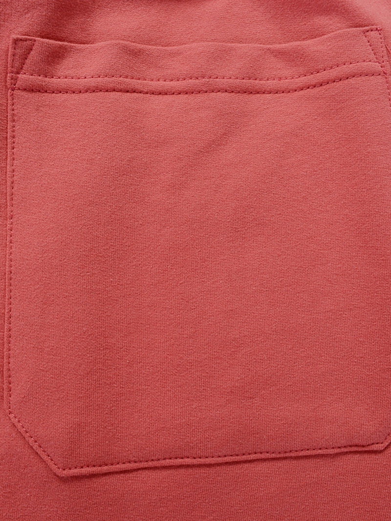 Men's Solid Color Beach Casual Cotton Summer Sweatpant Jogger Short