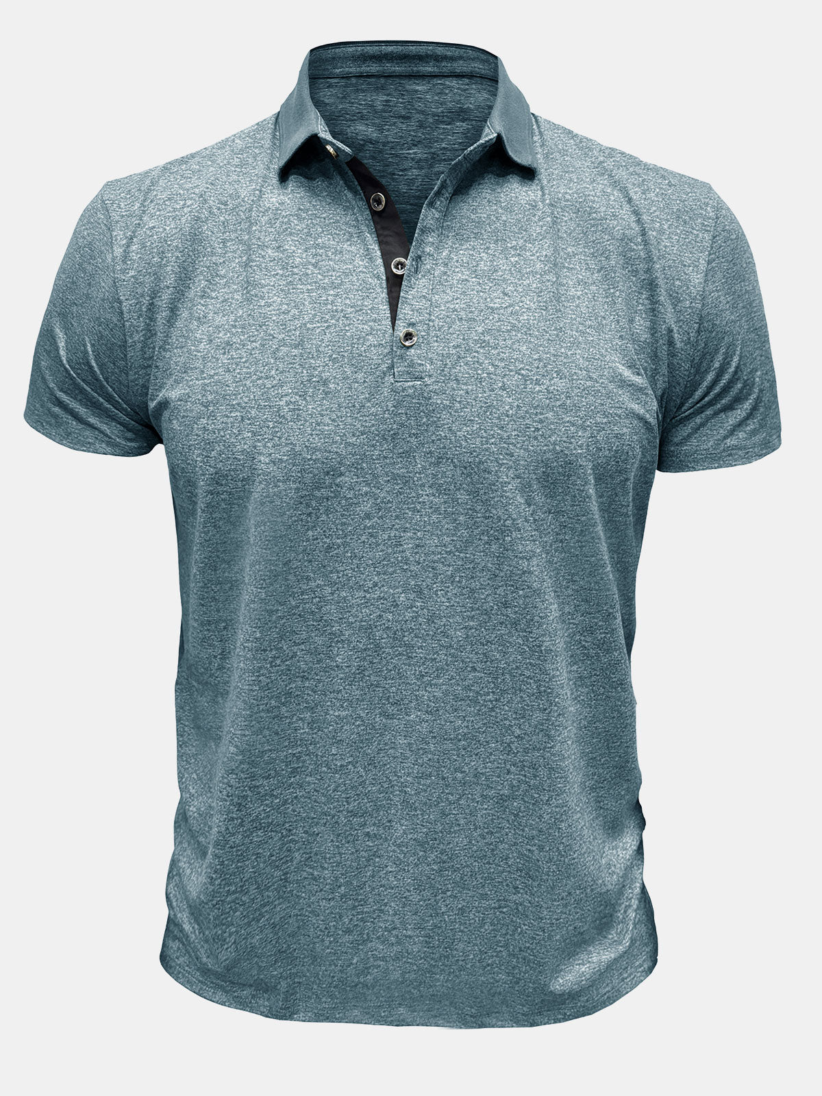 Men's Solid Color Holiday Polo Shirt