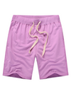Men's Solid Color Beach Casual Cotton Summer Sweatpant Jogger Short