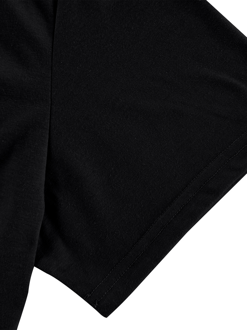Men's V Neck Breathable Solid Color Casual Cotton Short Sleeve T-Shirt